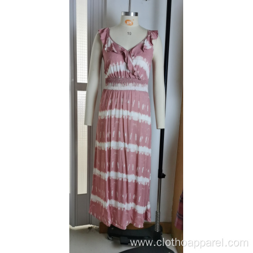 Wholesale Women's V-Neck Sleeveless Dresses